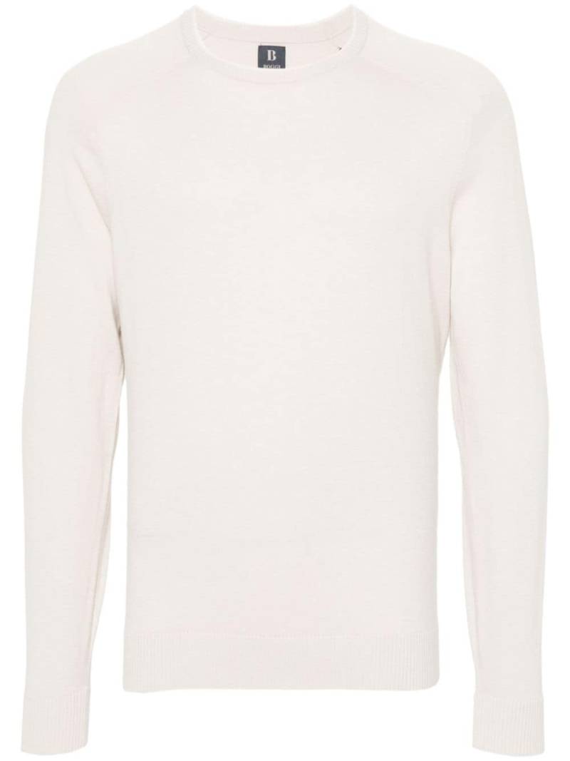 Boggi Milano crew neck jumper - Neutrals von Boggi Milano