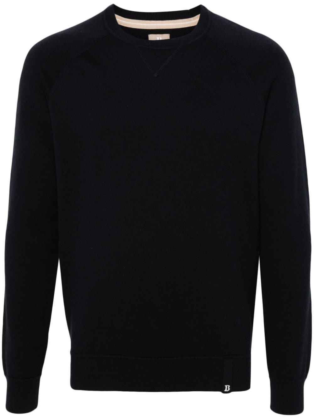 Boggi Milano knitted crew-neck jumper - Blue