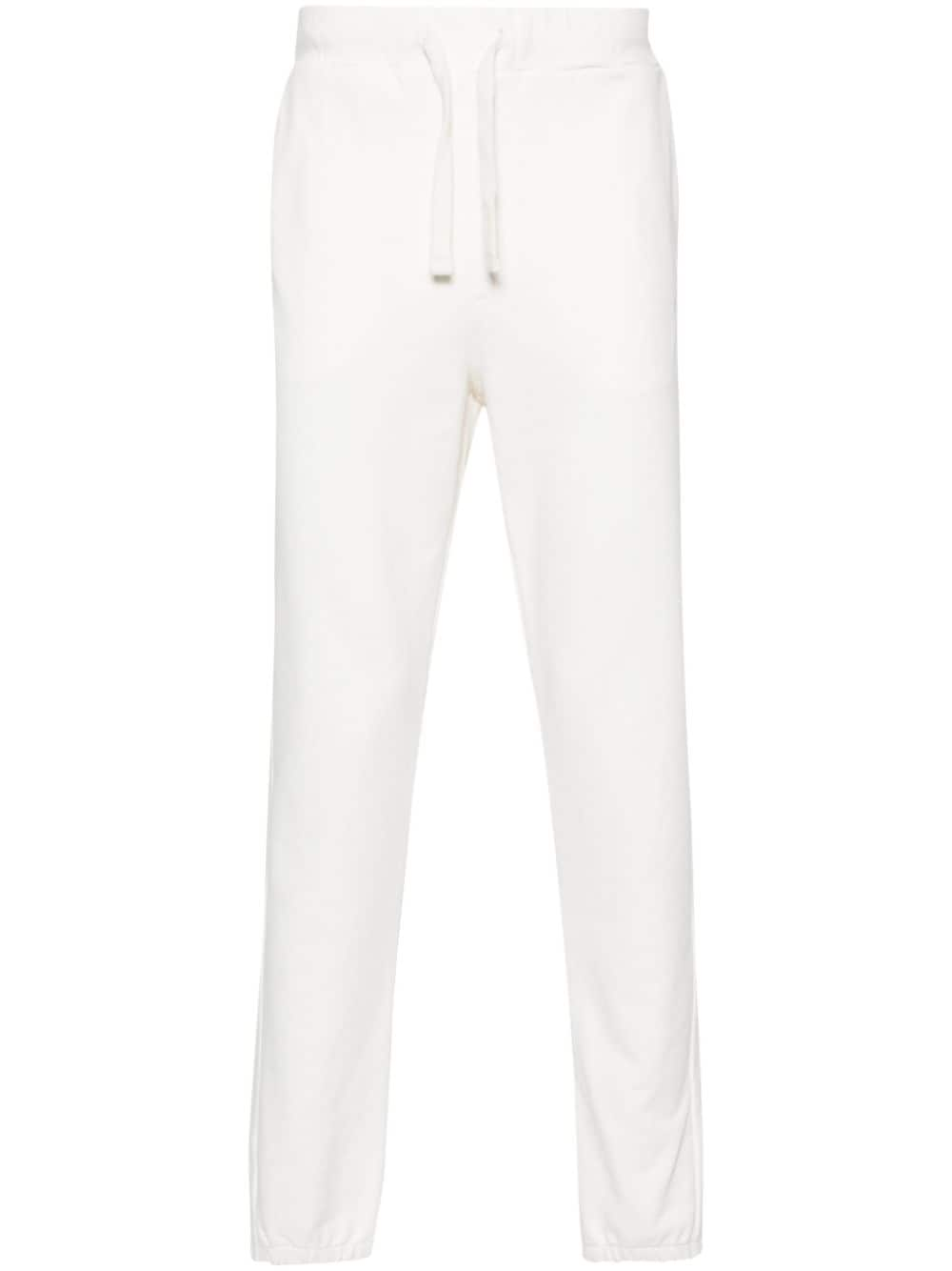 Boggi Milano logo-embroidered tapered track pants - White von Boggi Milano