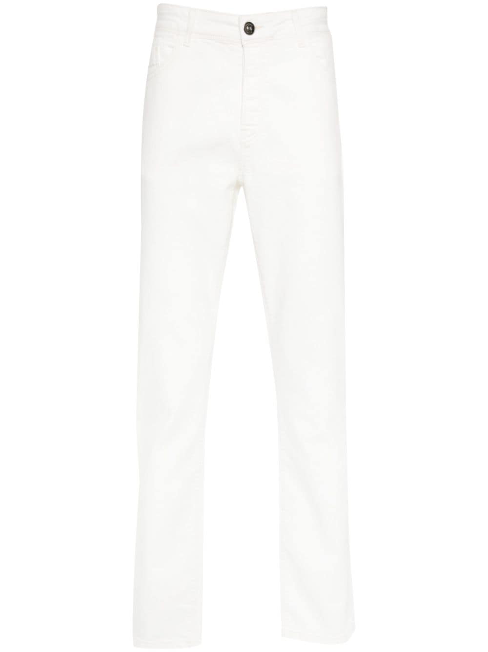 Boggi Milano low-rise straight-leg jeans - Neutrals von Boggi Milano