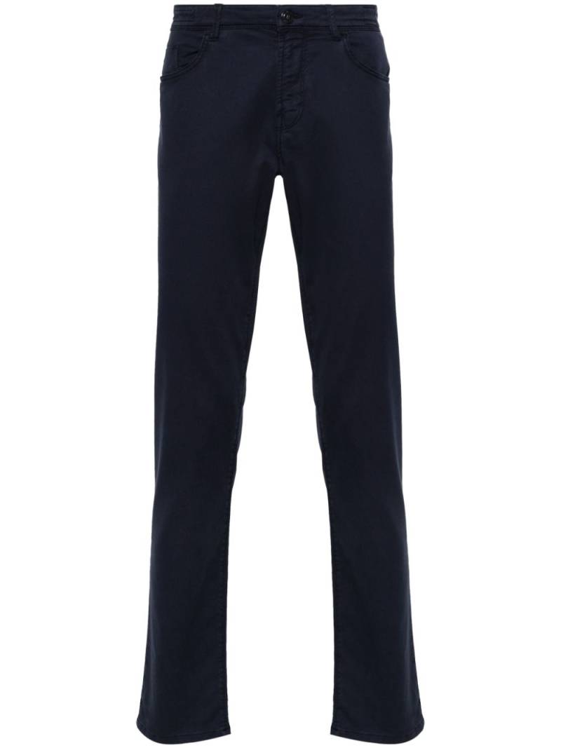 Boggi Milano mid-rise straight-leg jeans - Blue von Boggi Milano