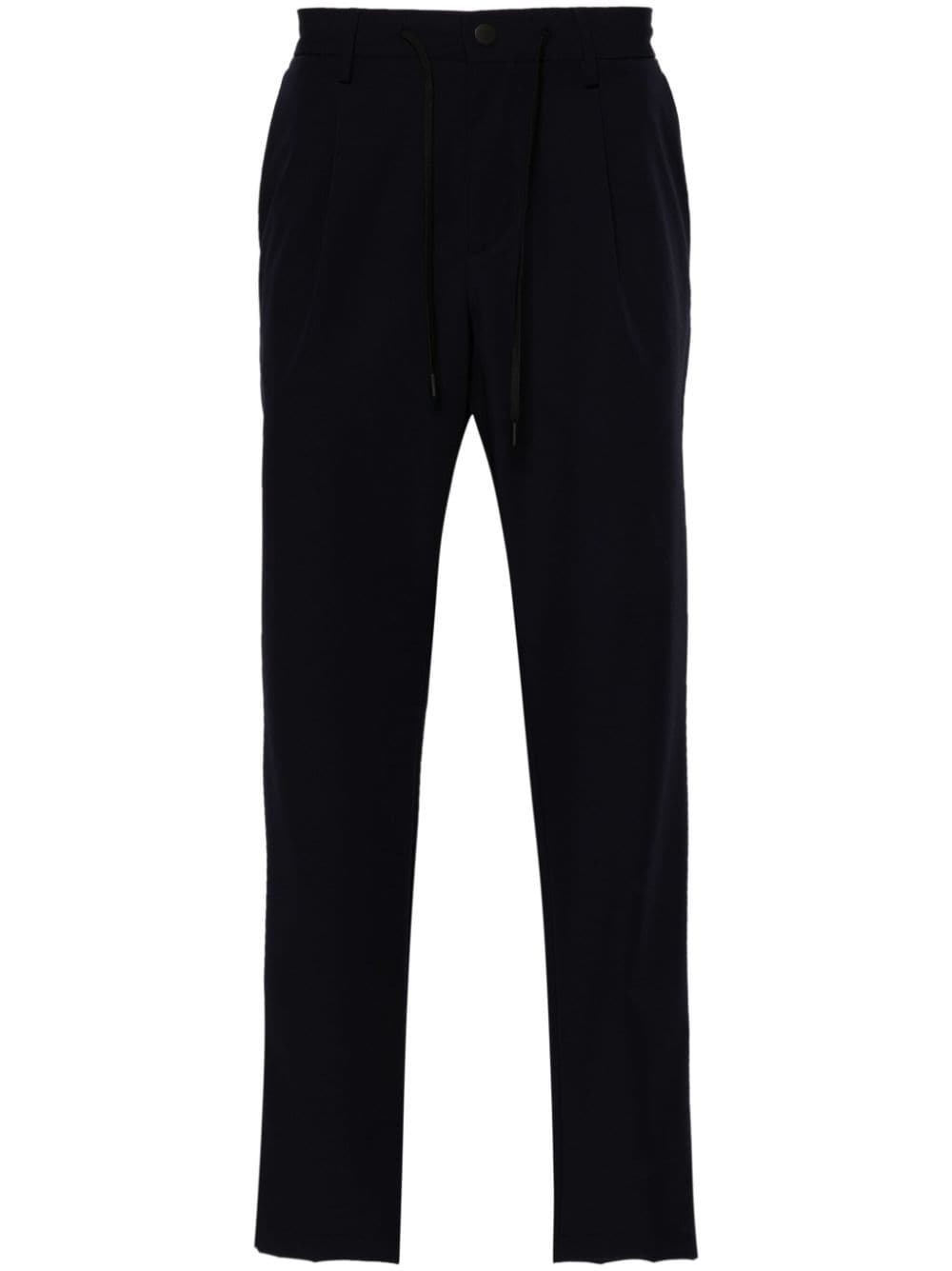 Boggi Milano pleat-detail straight-leg trousers - Blue von Boggi Milano