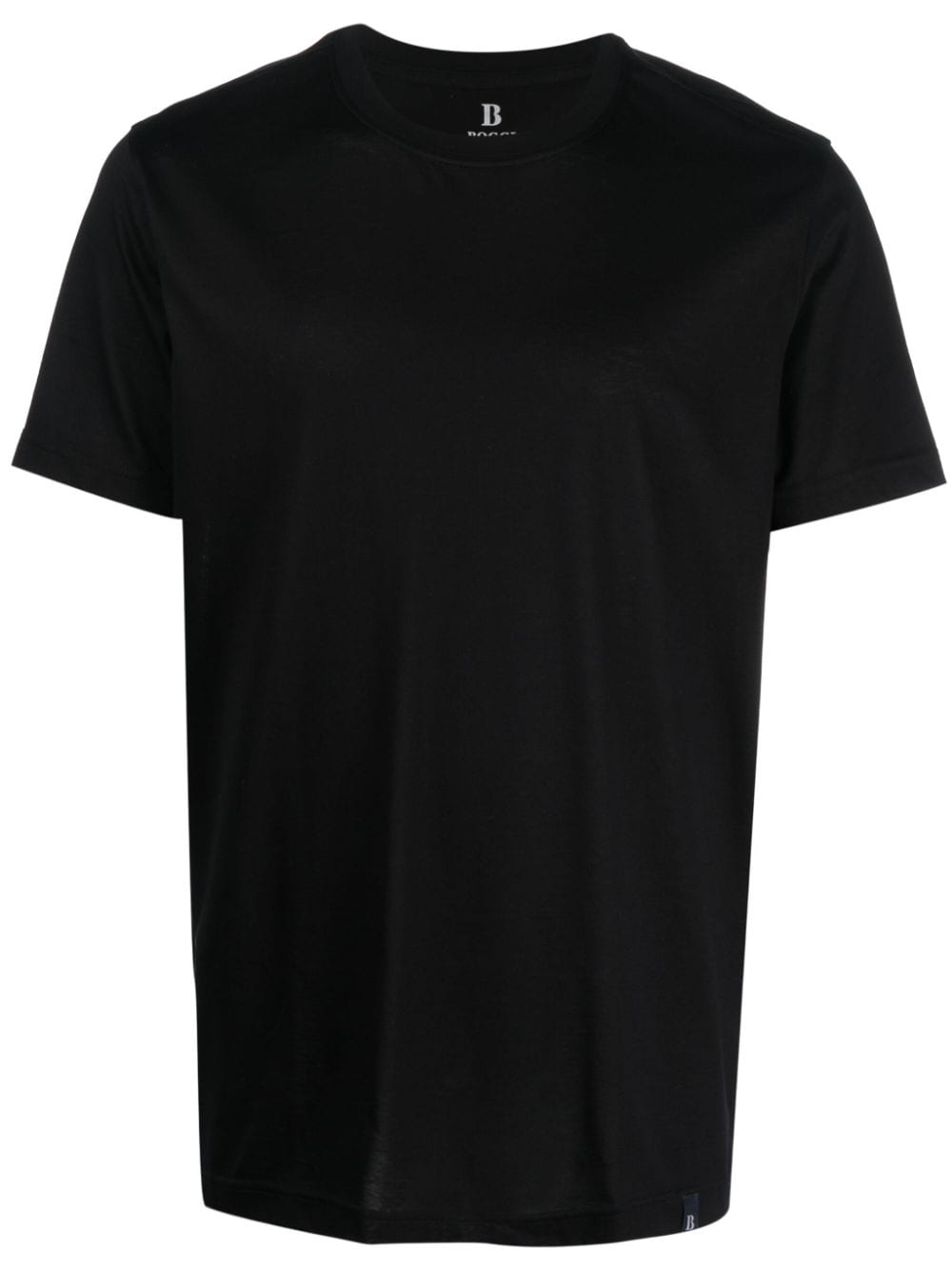 Boggi Milano short-sleeve cotton T-shirt - Black von Boggi Milano