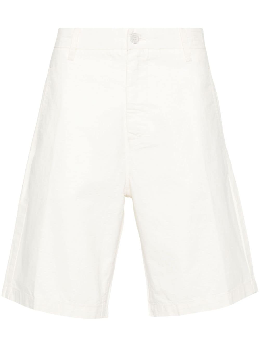 Boggi Milano slub-texture bermuda shorts - White von Boggi Milano