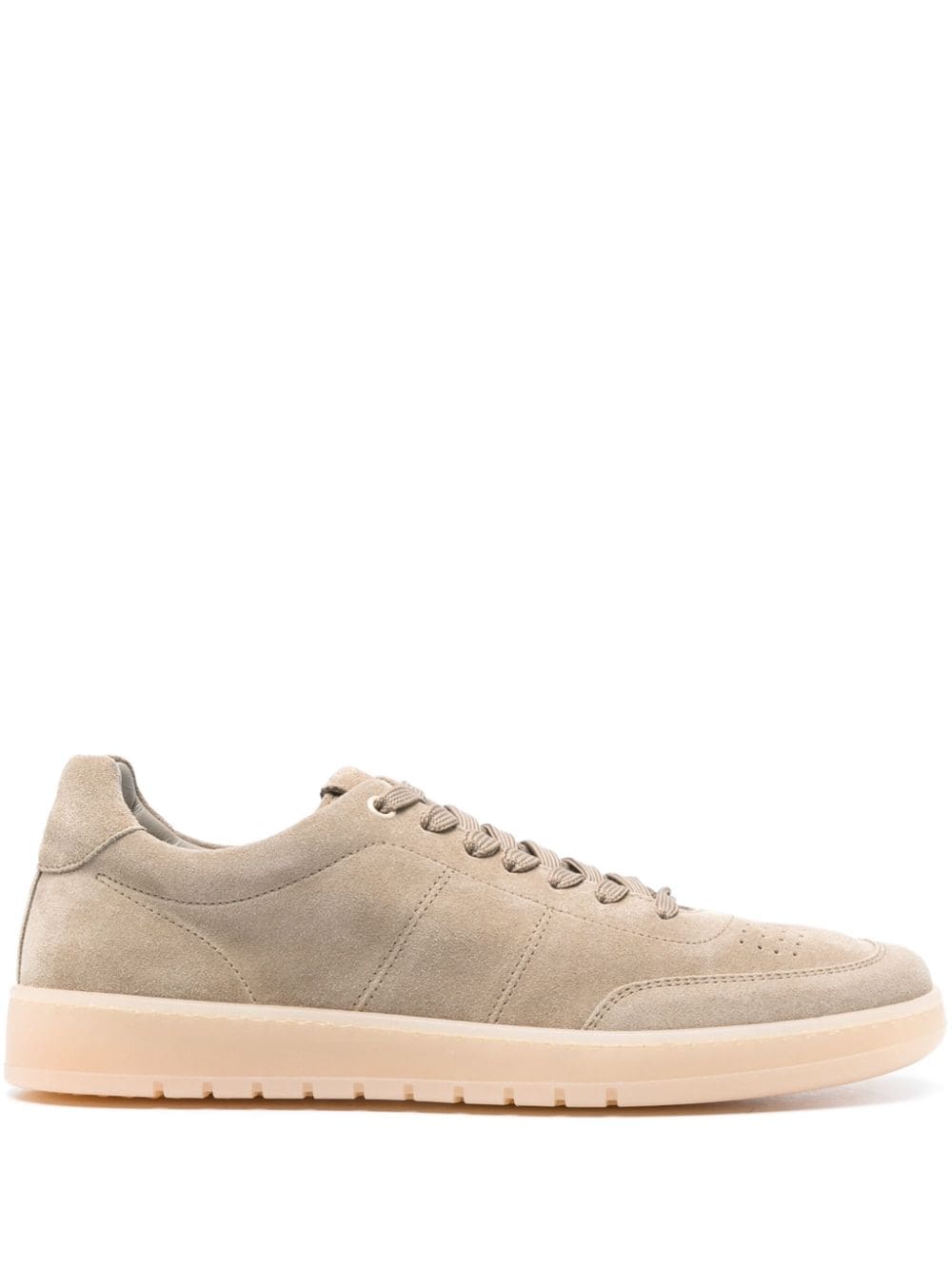 Boggi Milano suede lace-up sneakers - Neutrals von Boggi Milano