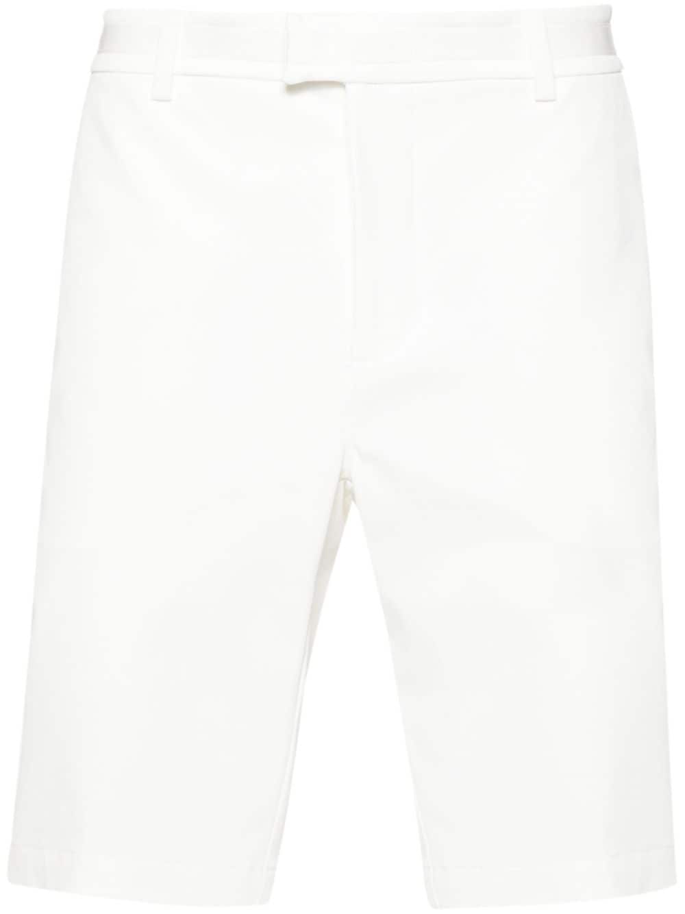 Boggi Milano twill bermuda shorts - White von Boggi Milano