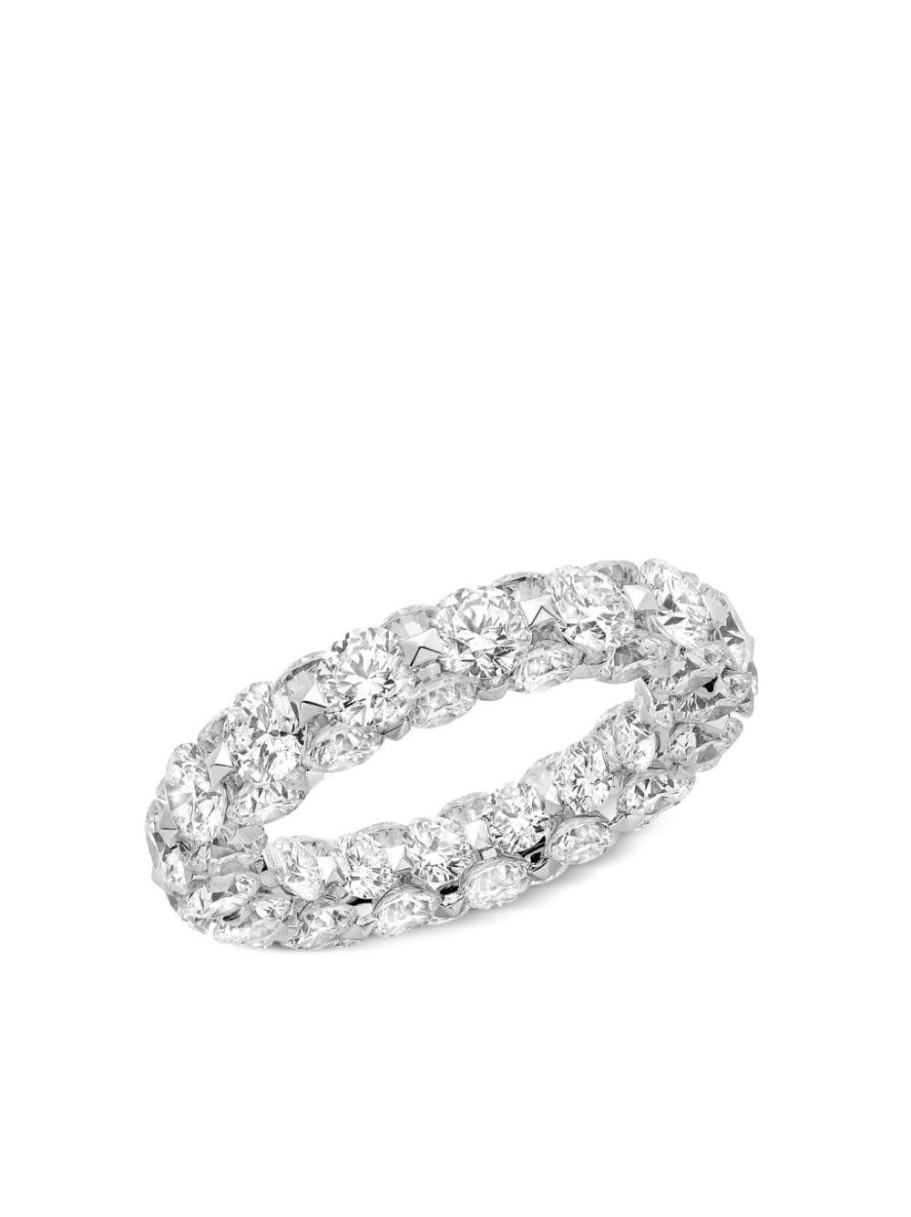 Boghossian 18kt white gold Merveilles Bridal diamond eternity ring - Silver von Boghossian