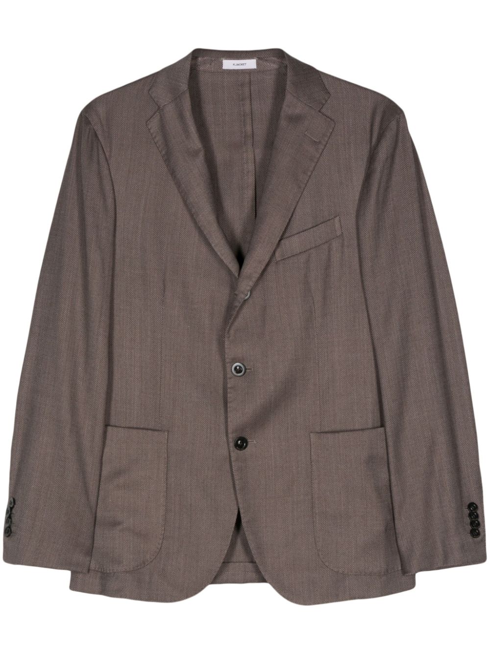 Boglioli K-Jacket single-breasted blazer - Brown von Boglioli