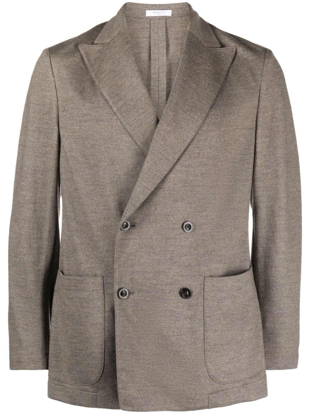 Boglioli peak-lapel double-breasted blazer - Brown von Boglioli