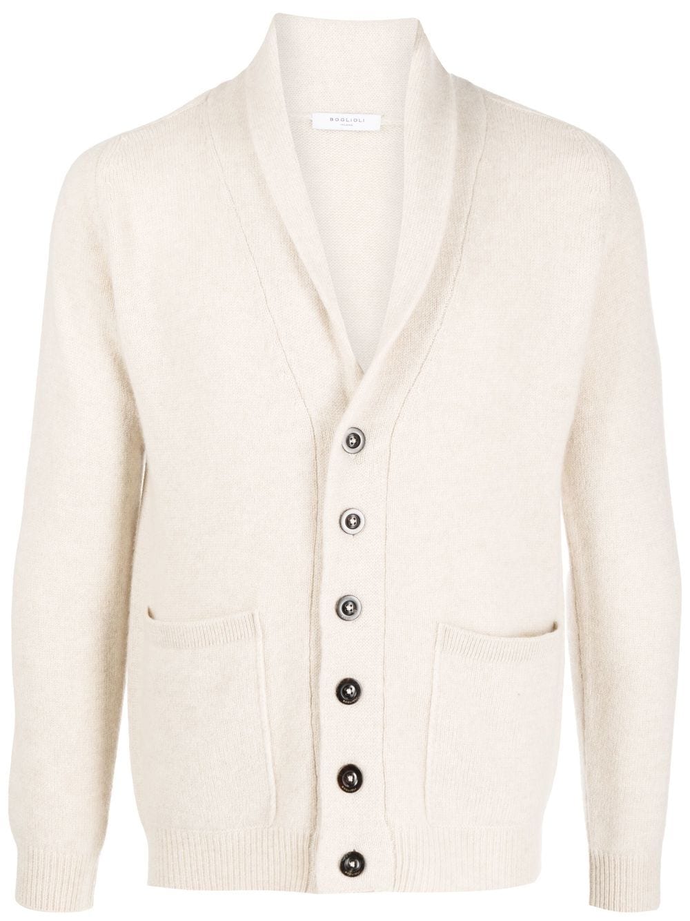 Boglioli cashmere-knit cardigan - Neutrals von Boglioli