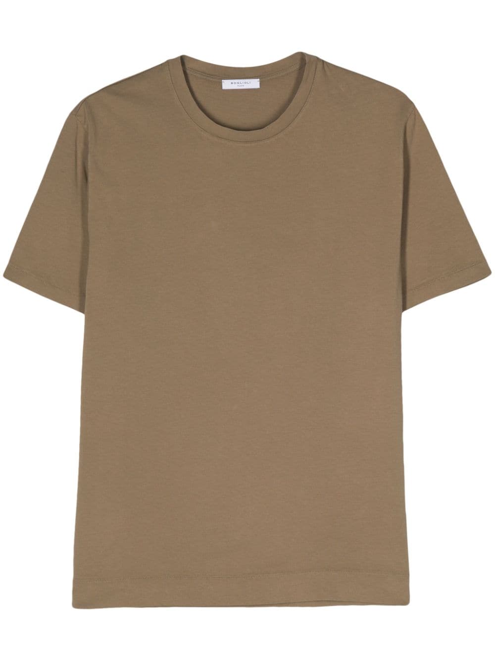 Boglioli crew-neck cotton T-shirt - Neutrals von Boglioli