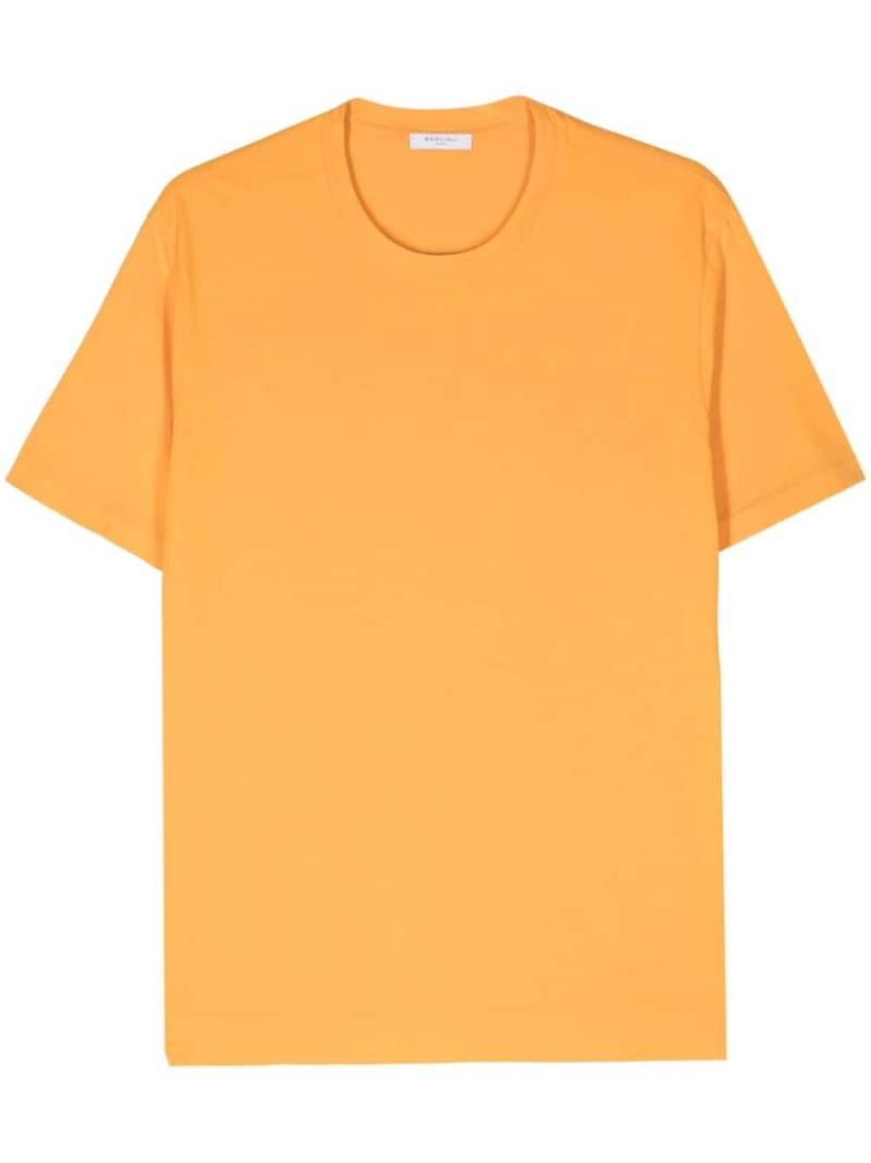 Boglioli crew-neck cotton T-shirt - Orange von Boglioli