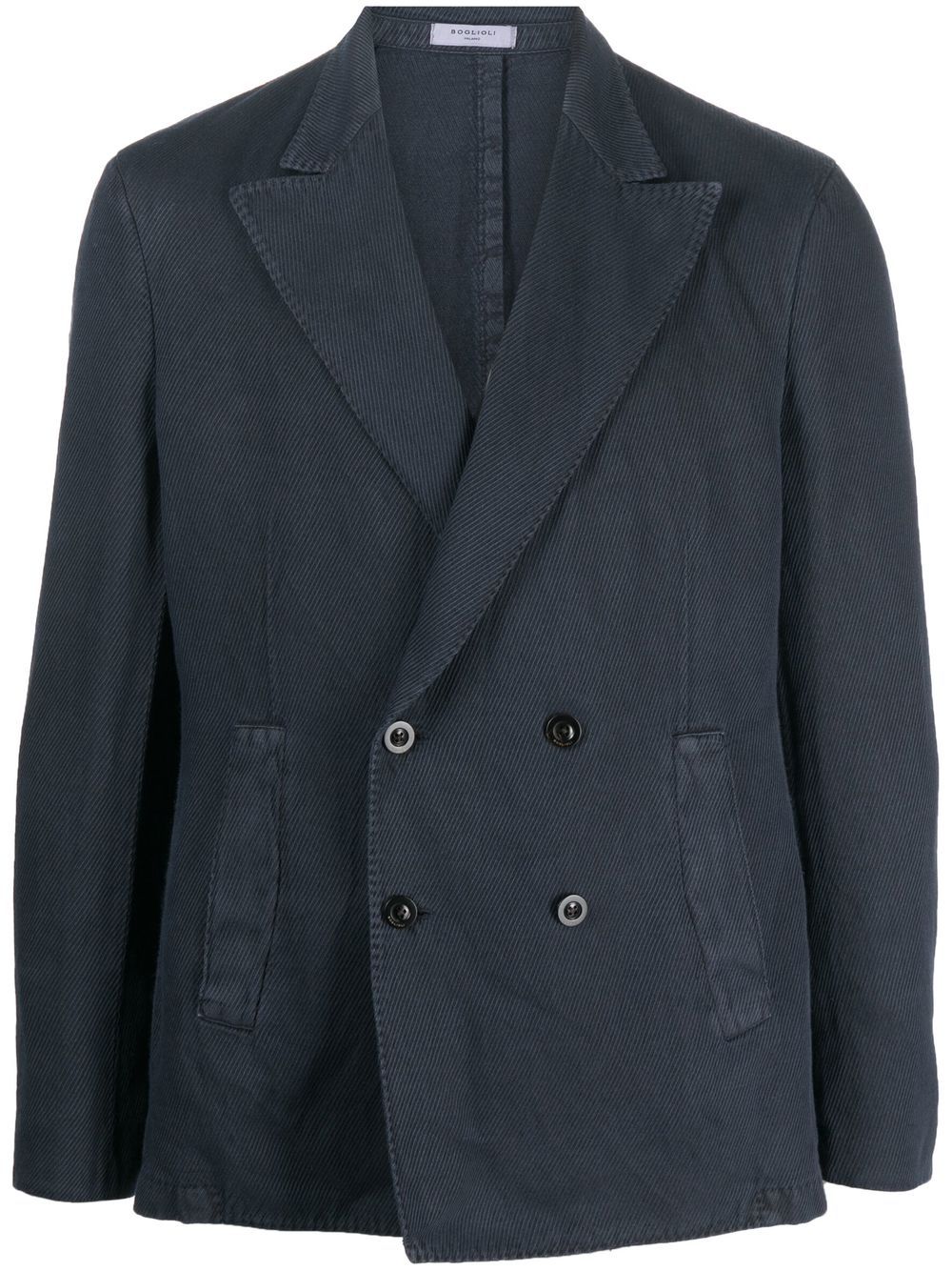 Boglioli double-breasted blazer - Blue von Boglioli