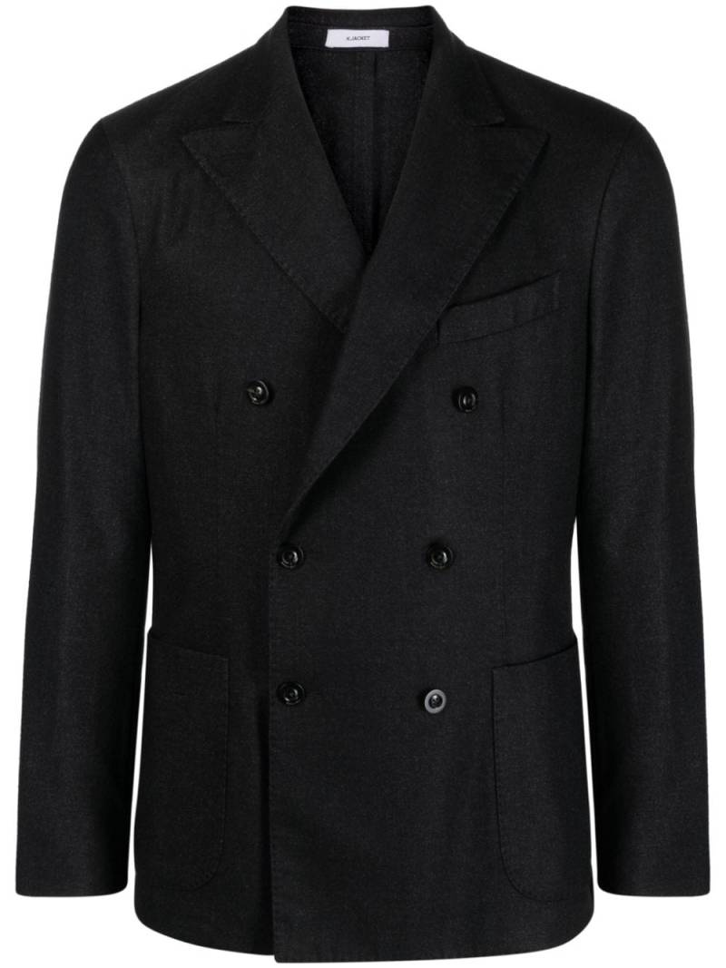 Boglioli double-breasted tailored blazer - Black von Boglioli