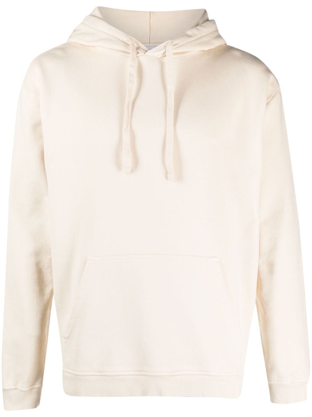 Boglioli drawstring long-sleeve cotton hoodie - Neutrals von Boglioli