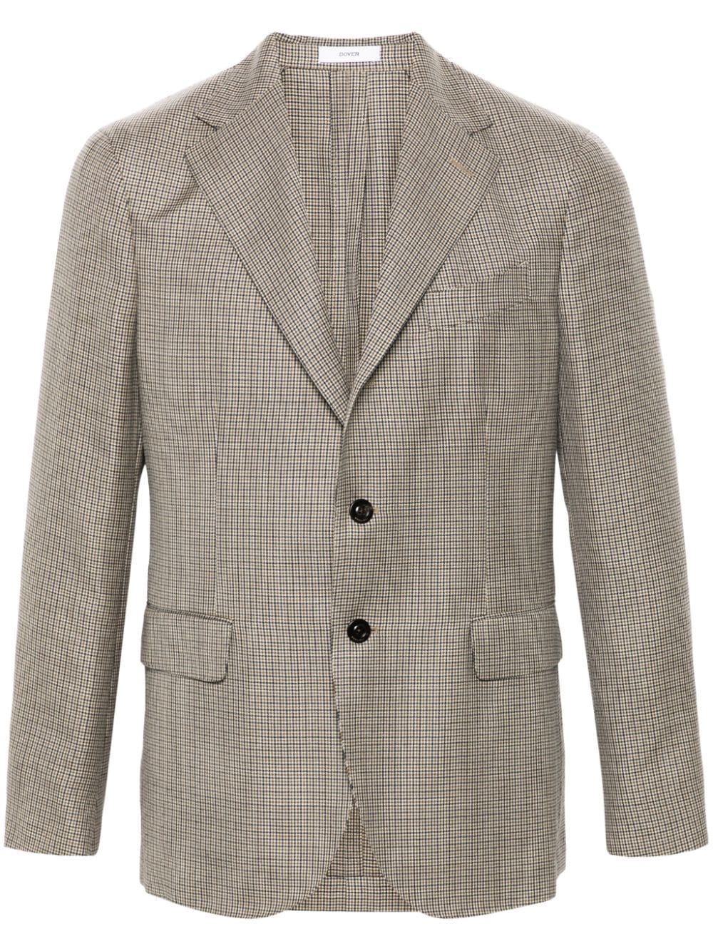 Boglioli houndstooth-pattern blazer - Brown von Boglioli