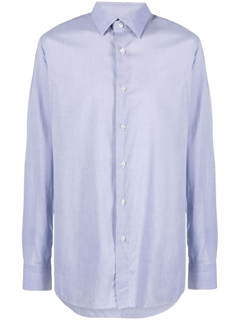 Boglioli long-sleeve muslin shirt - Blue von Boglioli