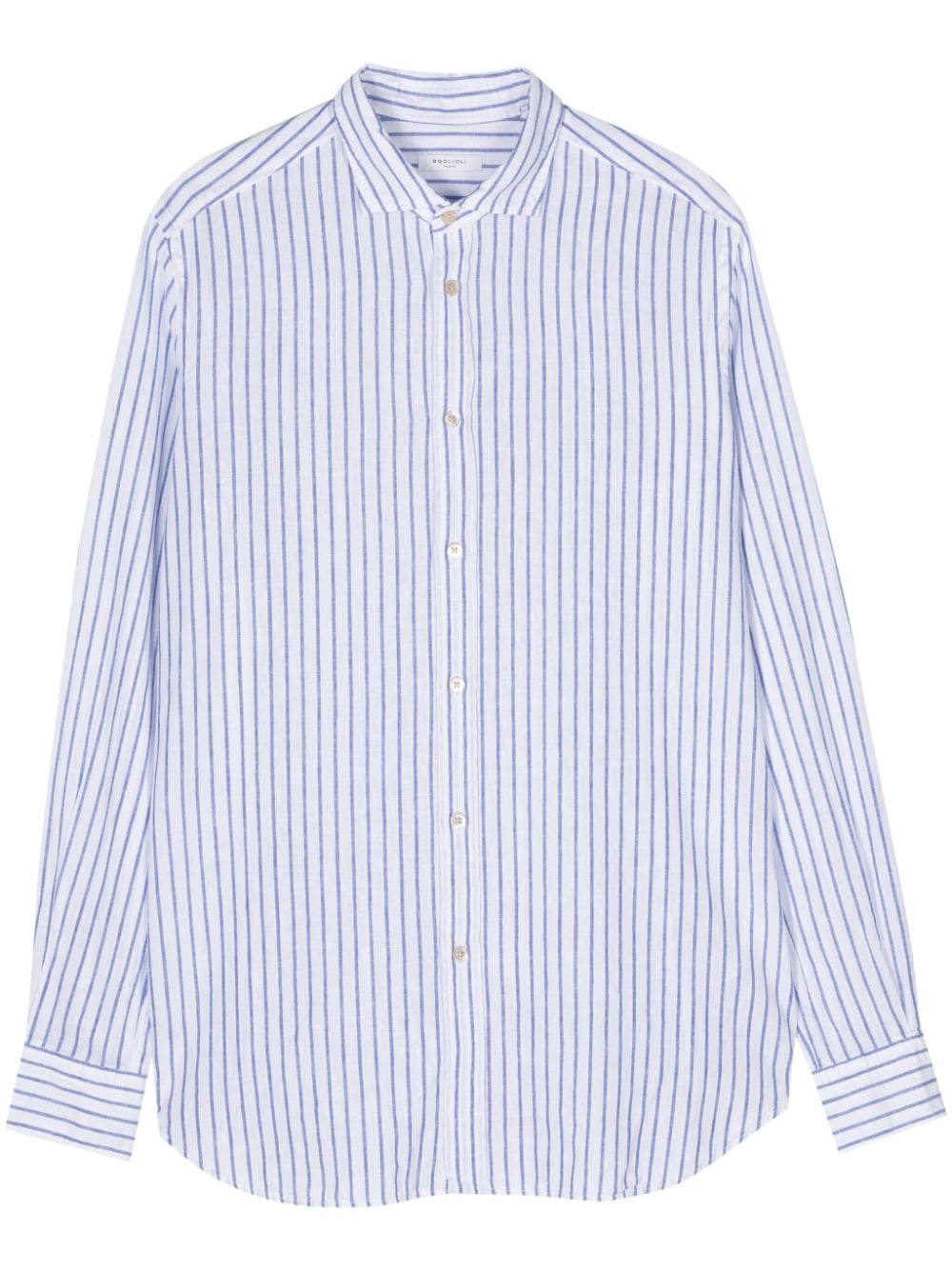 Boglioli long-sleeve striped shirt - White von Boglioli