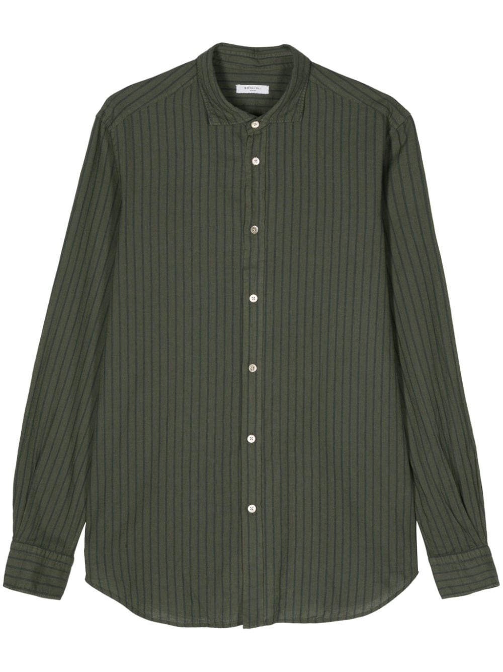 Boglioli long-sleeves striped shirt - Green von Boglioli