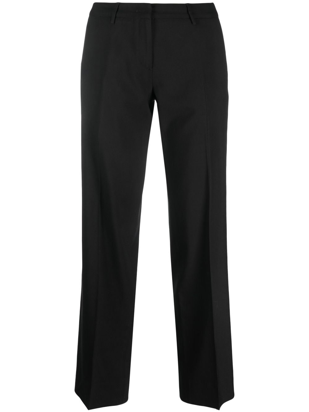 Boglioli mid-rise virgin-wool trousers - Black von Boglioli