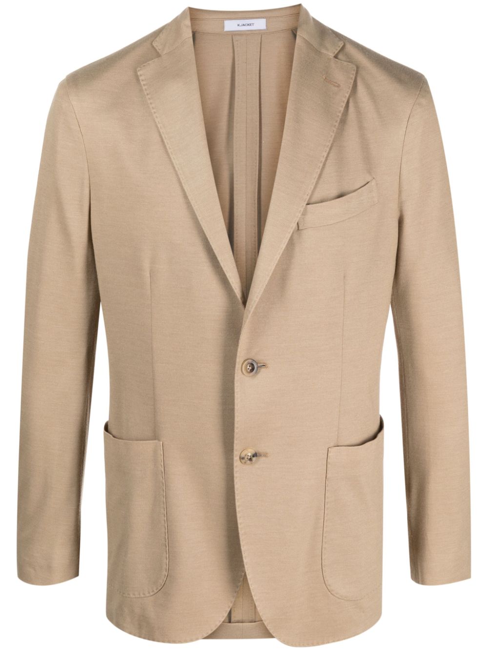 Boglioli notched-lapel single-breasted blazer - Neutrals von Boglioli