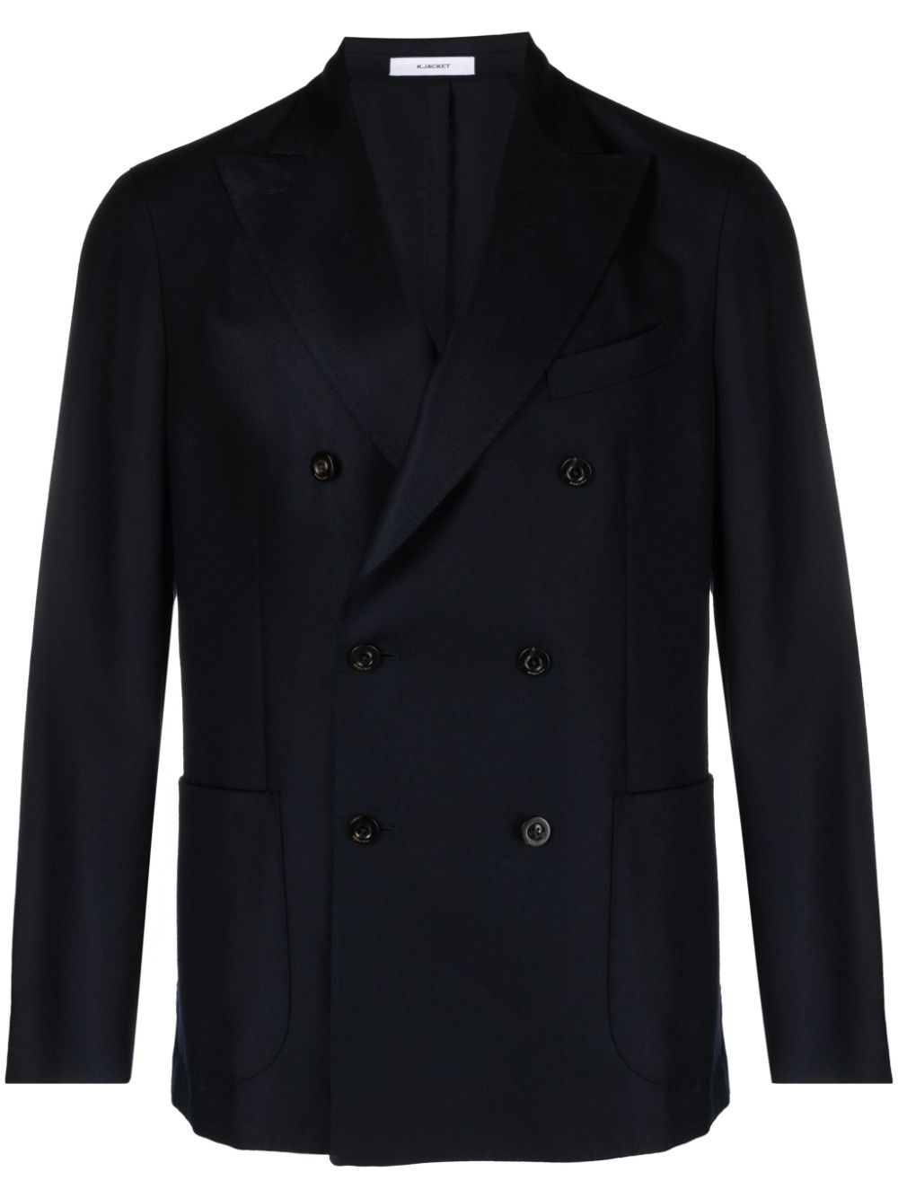 Boglioli peak-lapels double-breasted blazer - Blue von Boglioli