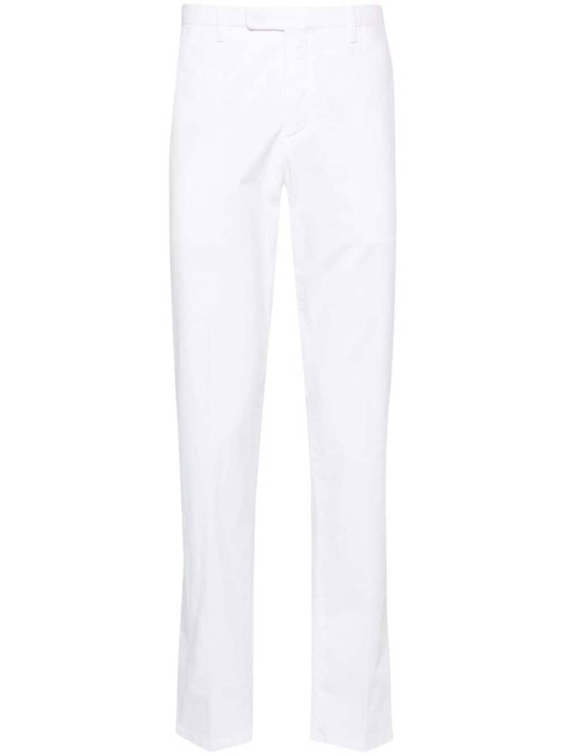 Boglioli pressed crease cotton-blend chinos - White von Boglioli