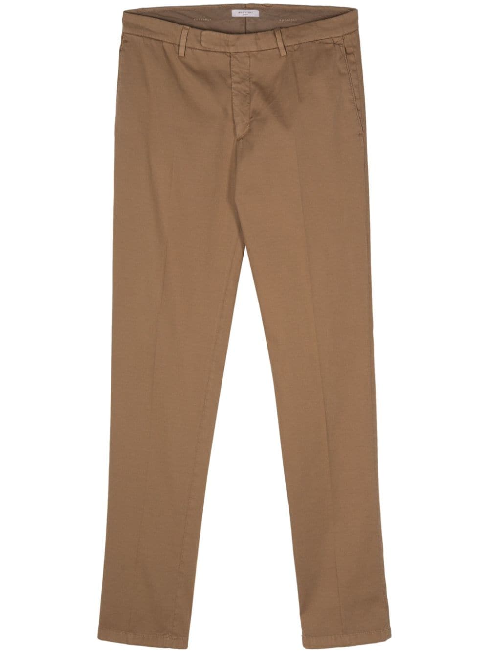Boglioli pressed-crease tapered trousers - Brown von Boglioli