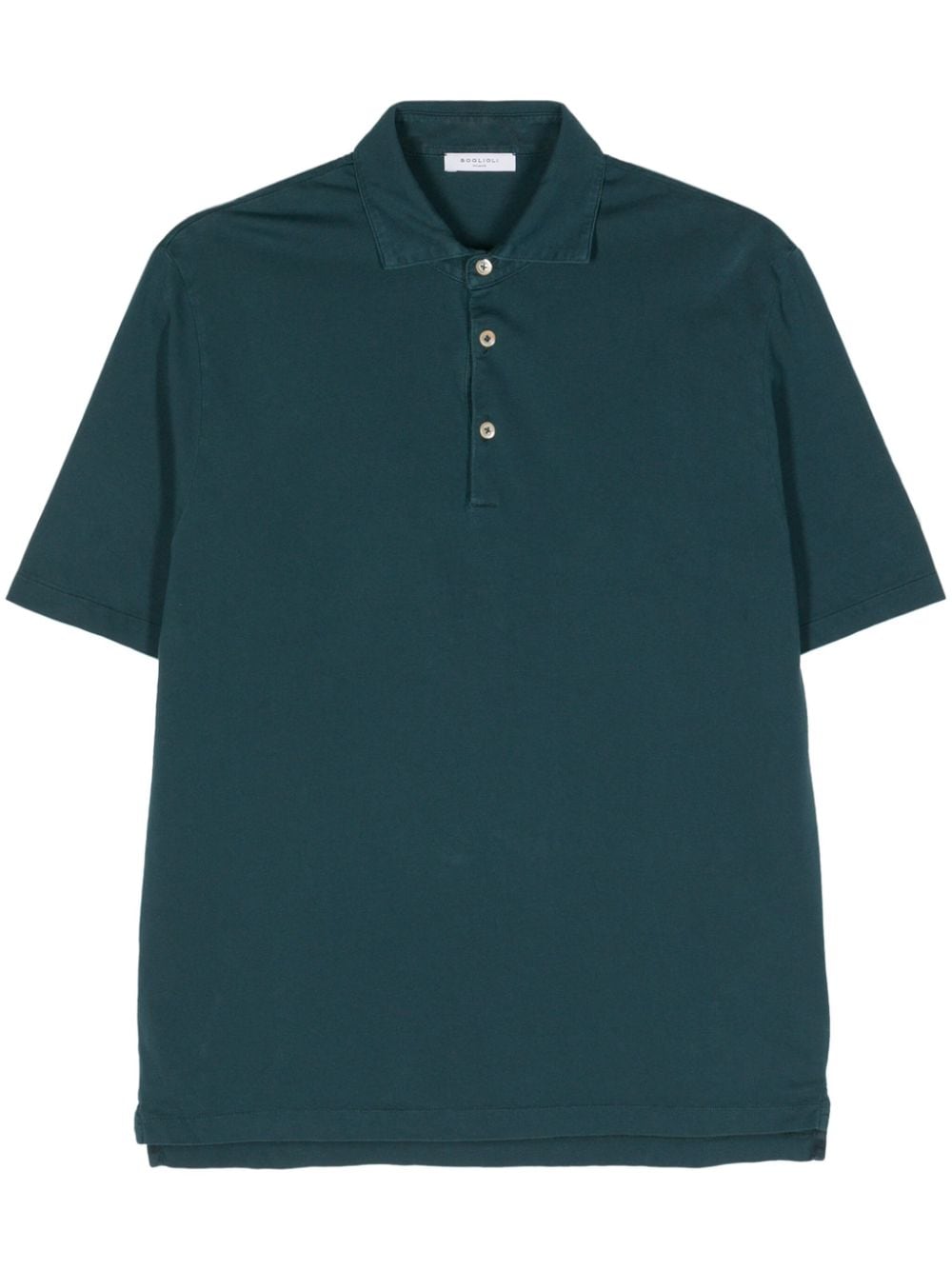 Boglioli short-sleeves cotton polo shirt - Blue von Boglioli