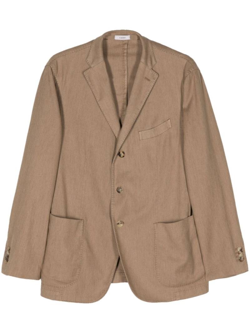 Boglioli single-breasted blazer - Brown von Boglioli