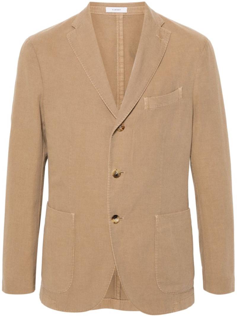 Boglioli single-breasted blazer - Neutrals von Boglioli