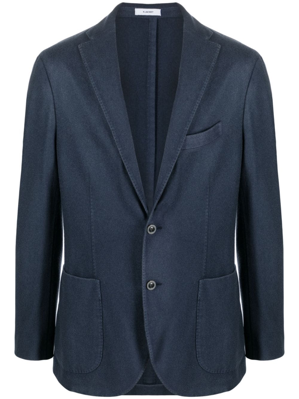 Boglioli single-breasted cashmere blazer - Blue von Boglioli