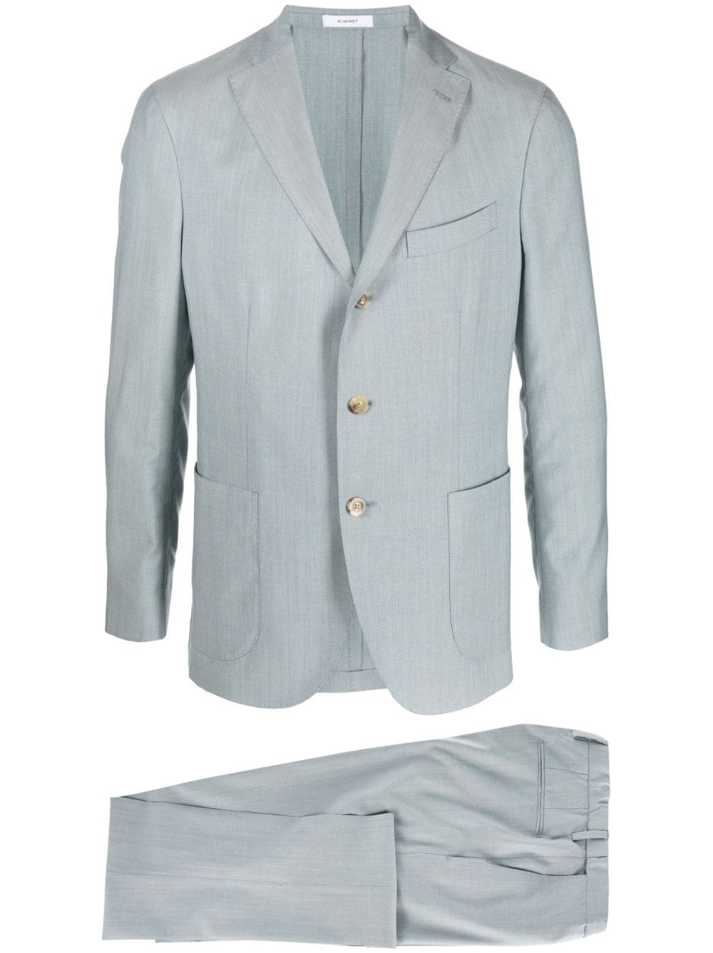 Boglioli single-breasted button suit - Grey von Boglioli