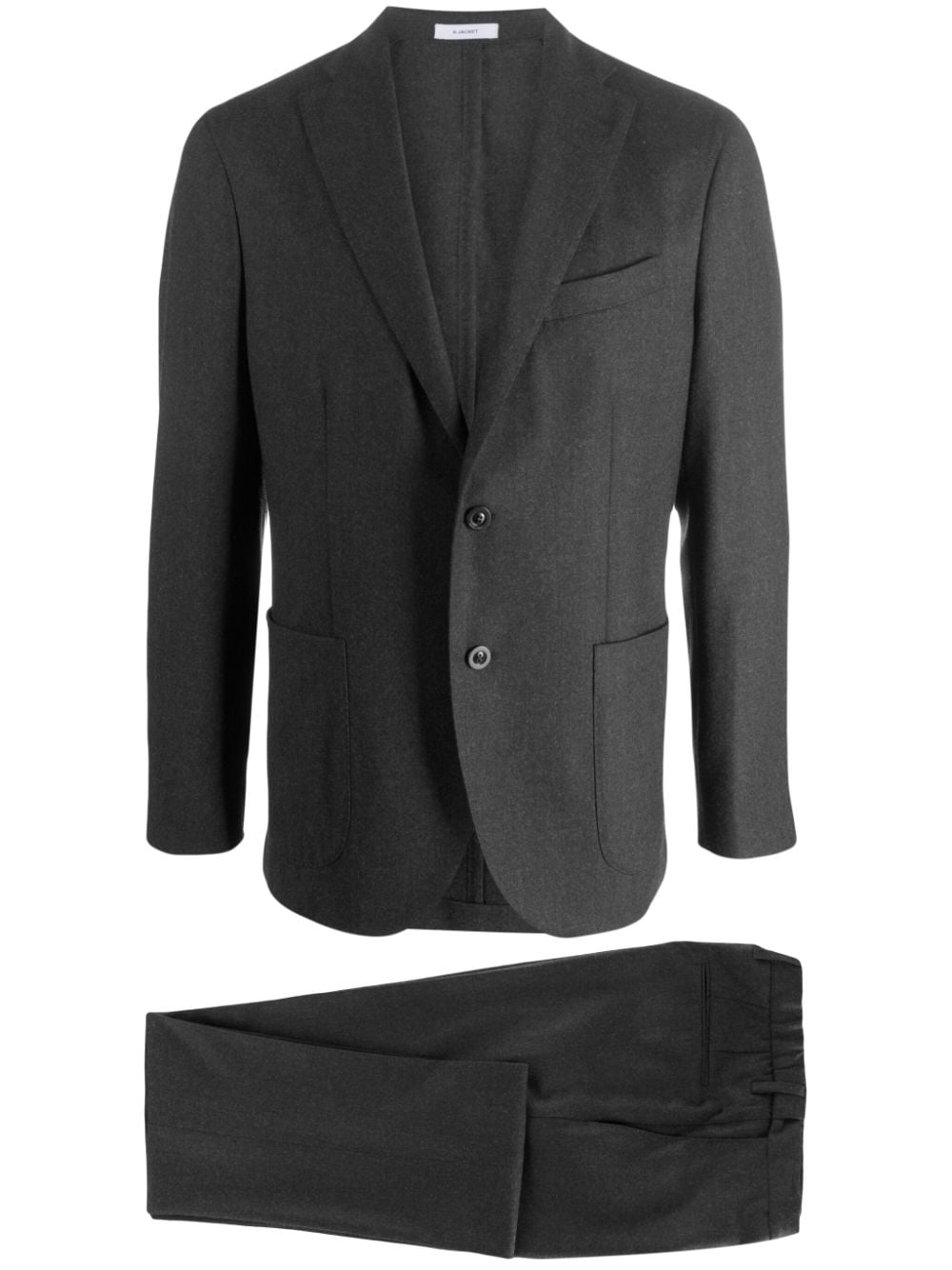 Boglioli single-breasted virgin-wool suit - Grey von Boglioli