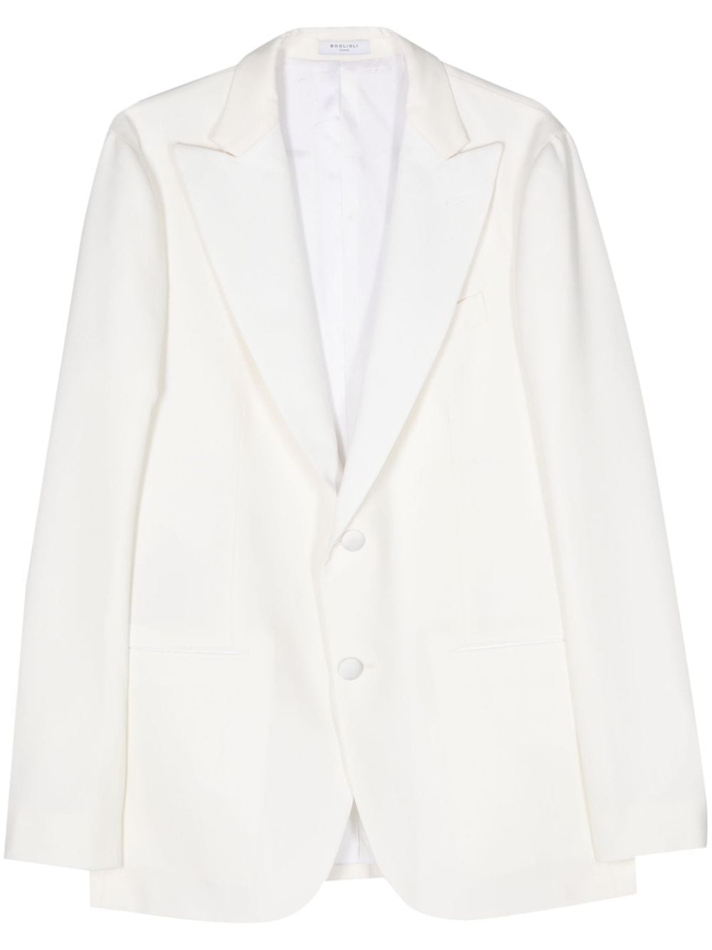 Boglioli single-breasted wool blazer - Neutrals von Boglioli