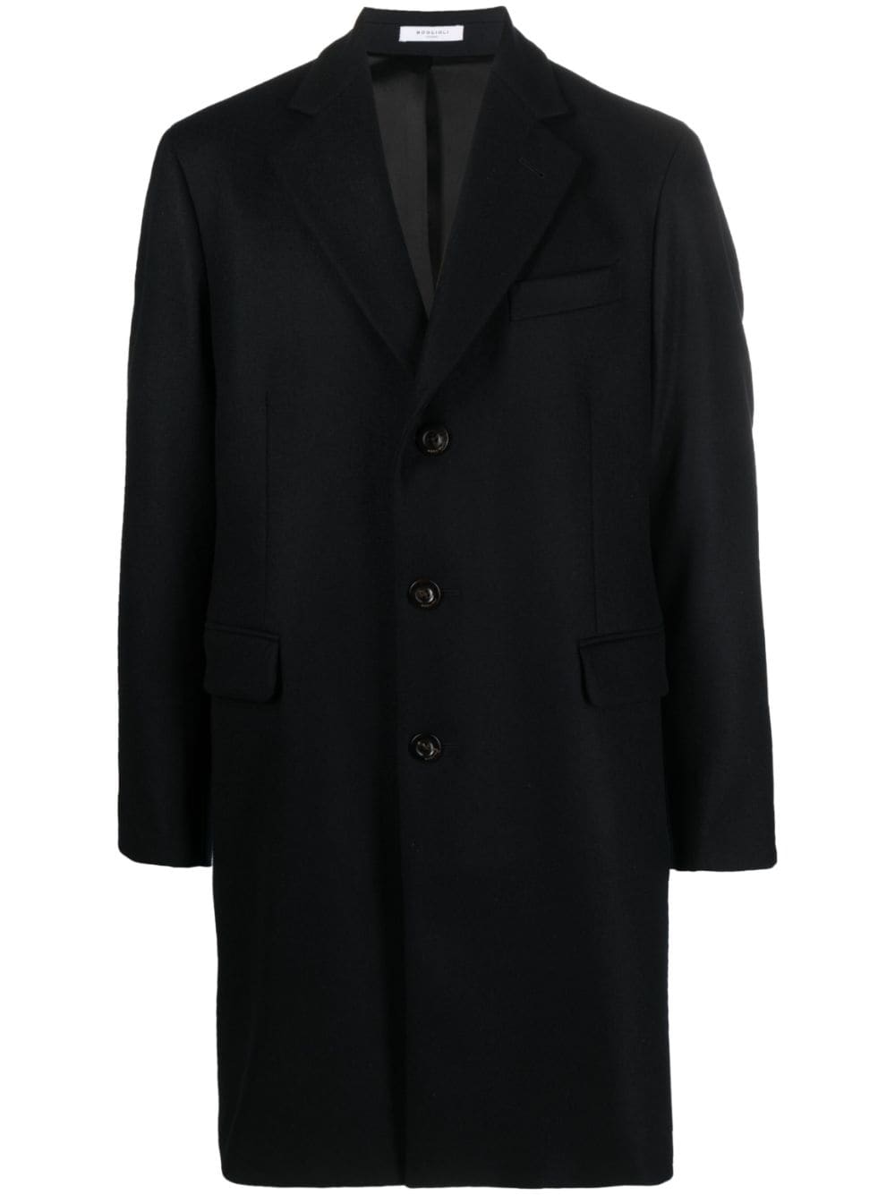 Boglioli single-breasted wool coat - Blue von Boglioli