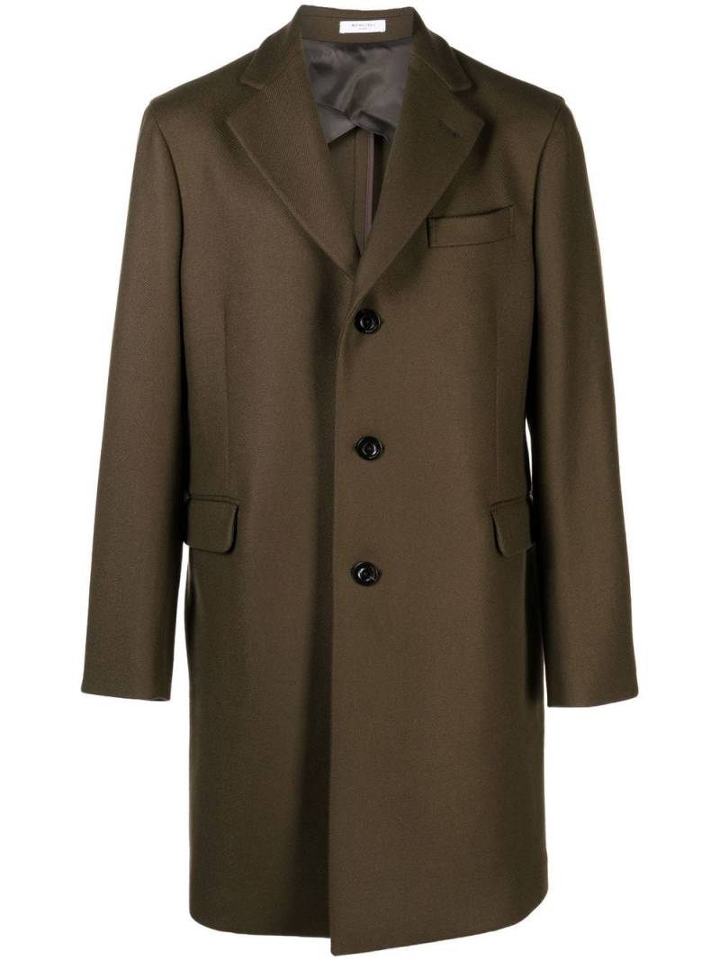 Boglioli single-breasted wool coat - Green von Boglioli