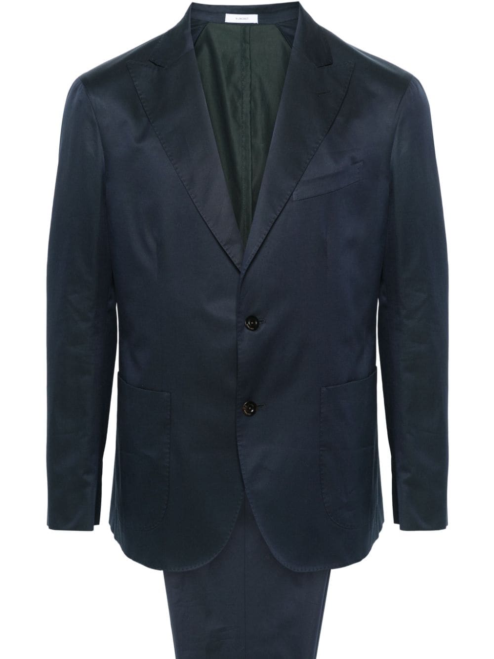 Boglioli twill cotton suit - Blue von Boglioli