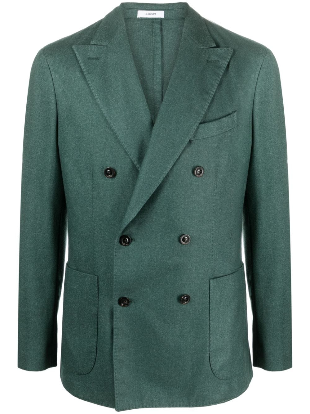 Boglioli wide-lapel double-breasted blazer - Green von Boglioli