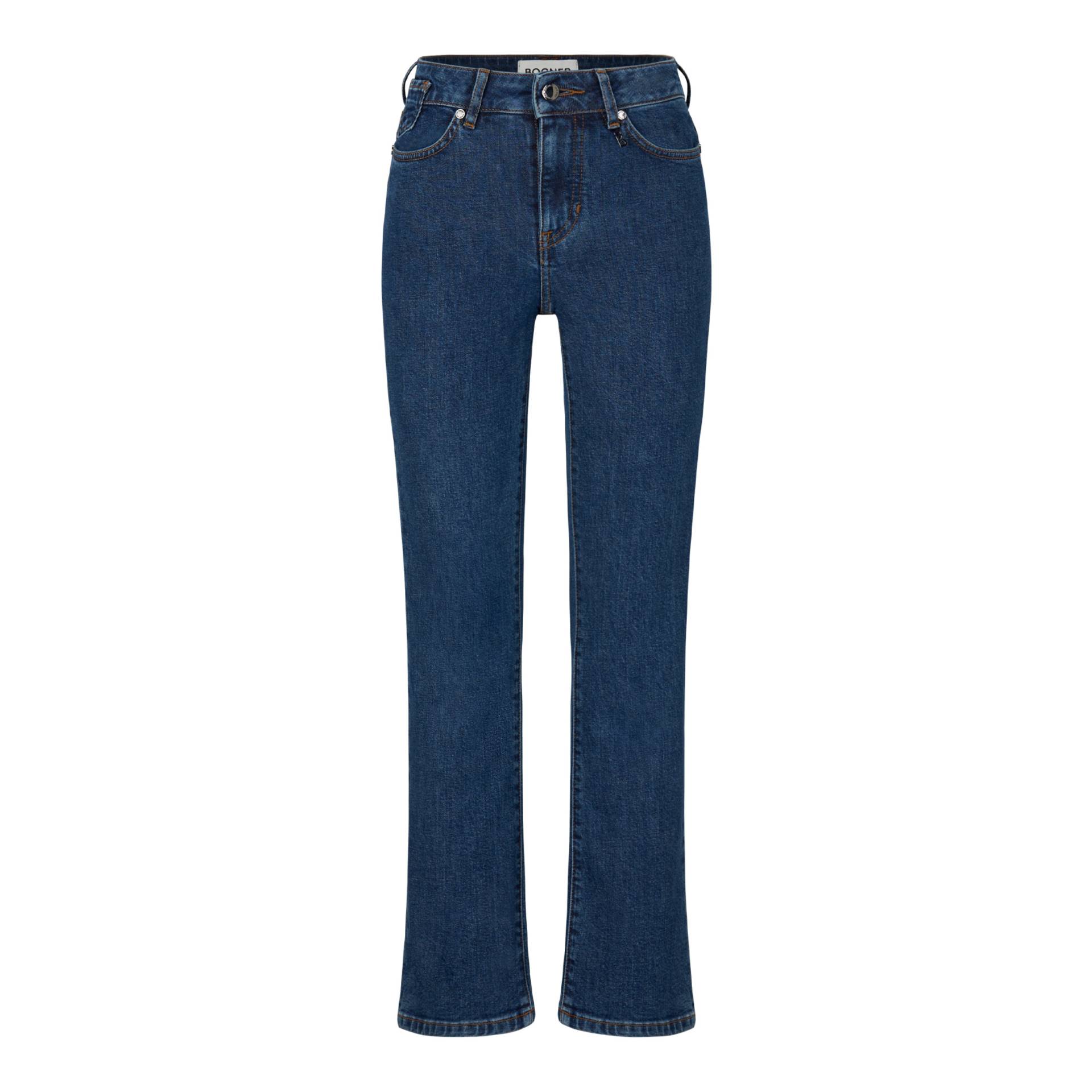 BOGNER 7/8 Flared Fit Jeans Julie für Damen - Denim Blue von Bogner