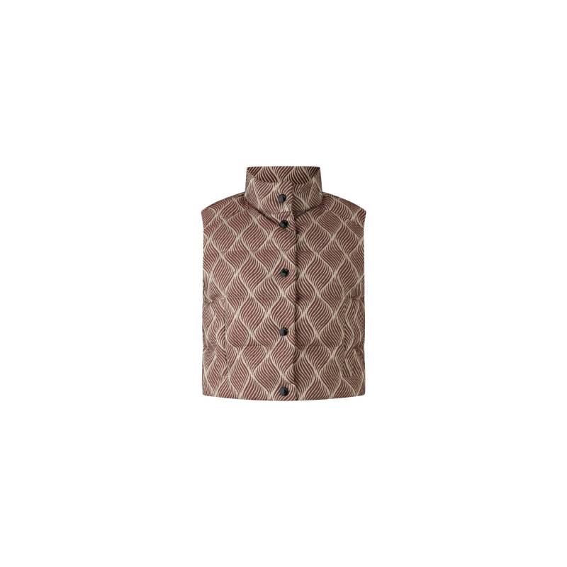 BOGNER Cropp-Daunenweste Latoya für Damen - Weinrot/Creme - 38 von Bogner