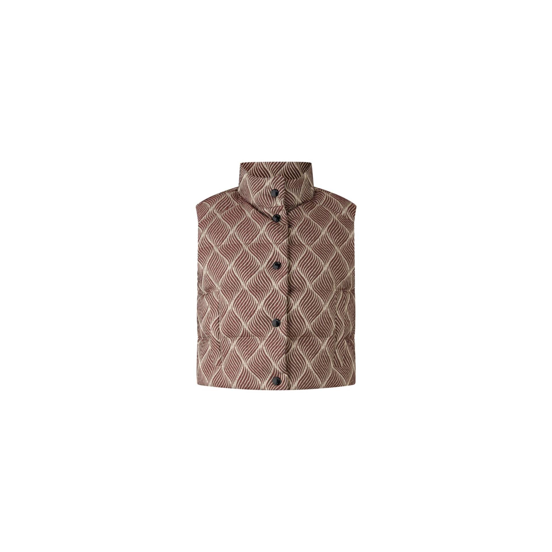 BOGNER Cropp-Daunenweste Latoya für Damen - Weinrot/Creme - 40 BOGNER Cropp-Daunenweste Latoya für Damen - Weinrot/Creme - 40 von Bogner