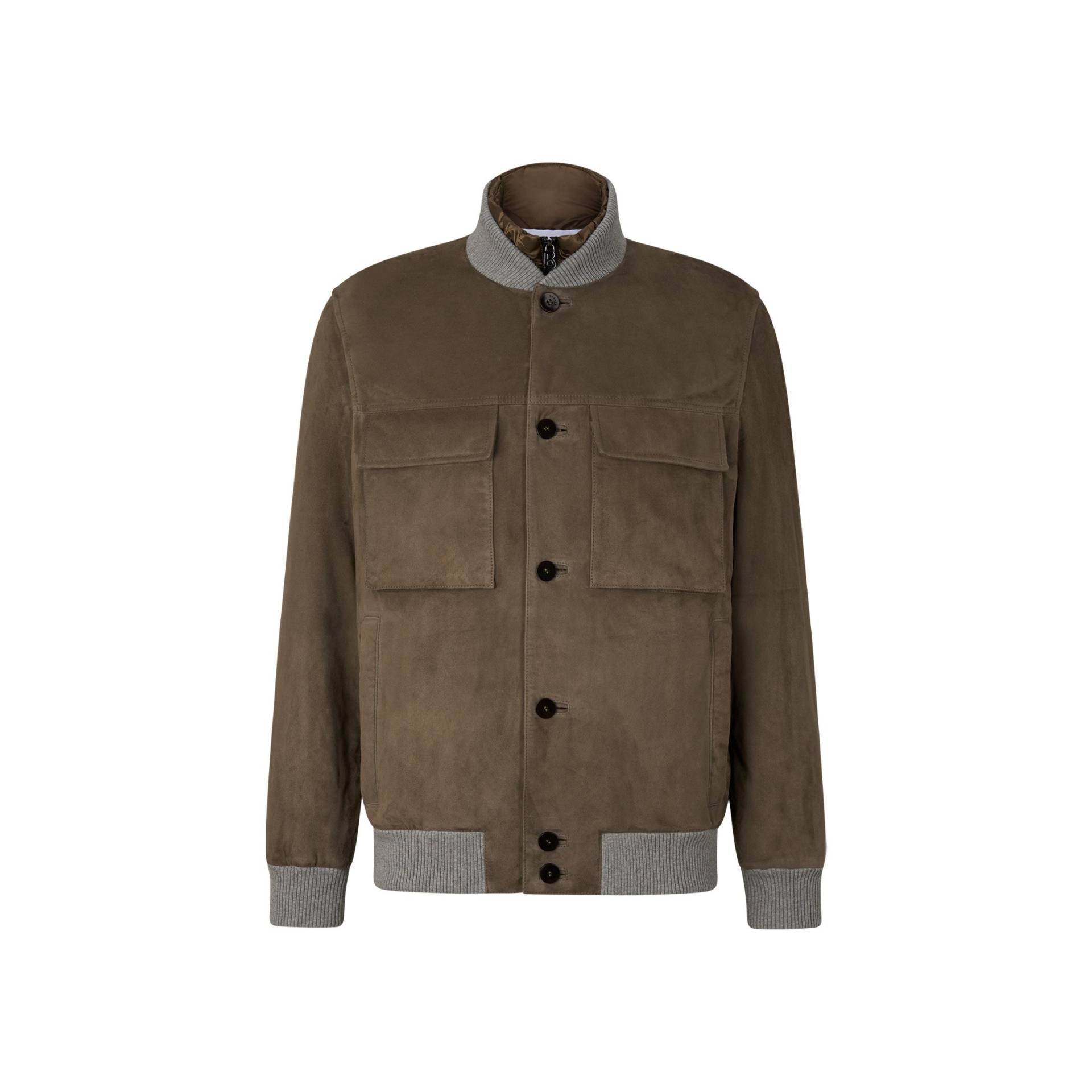 BOGNER Lederjacke Roger für Herren - Khaki von Bogner