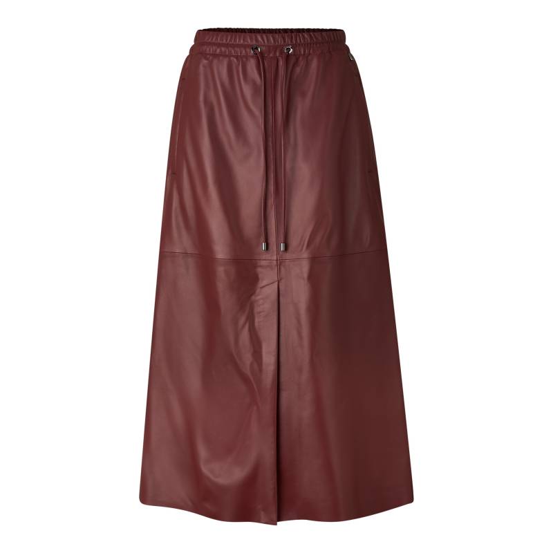 BOGNER Lederrock Aurea für Damen - Weinrot - 34 von Bogner