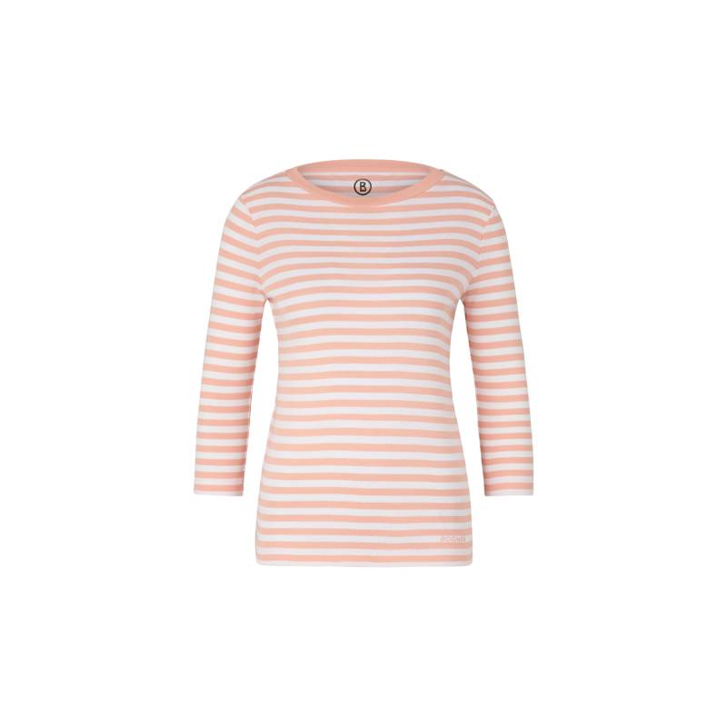 BOGNER Longsleeve Louna für Damen - Apricot/Weiß von Bogner