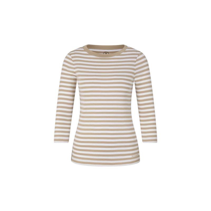 BOGNER Longsleeve Louna für Damen - Beige/Weiß von Bogner