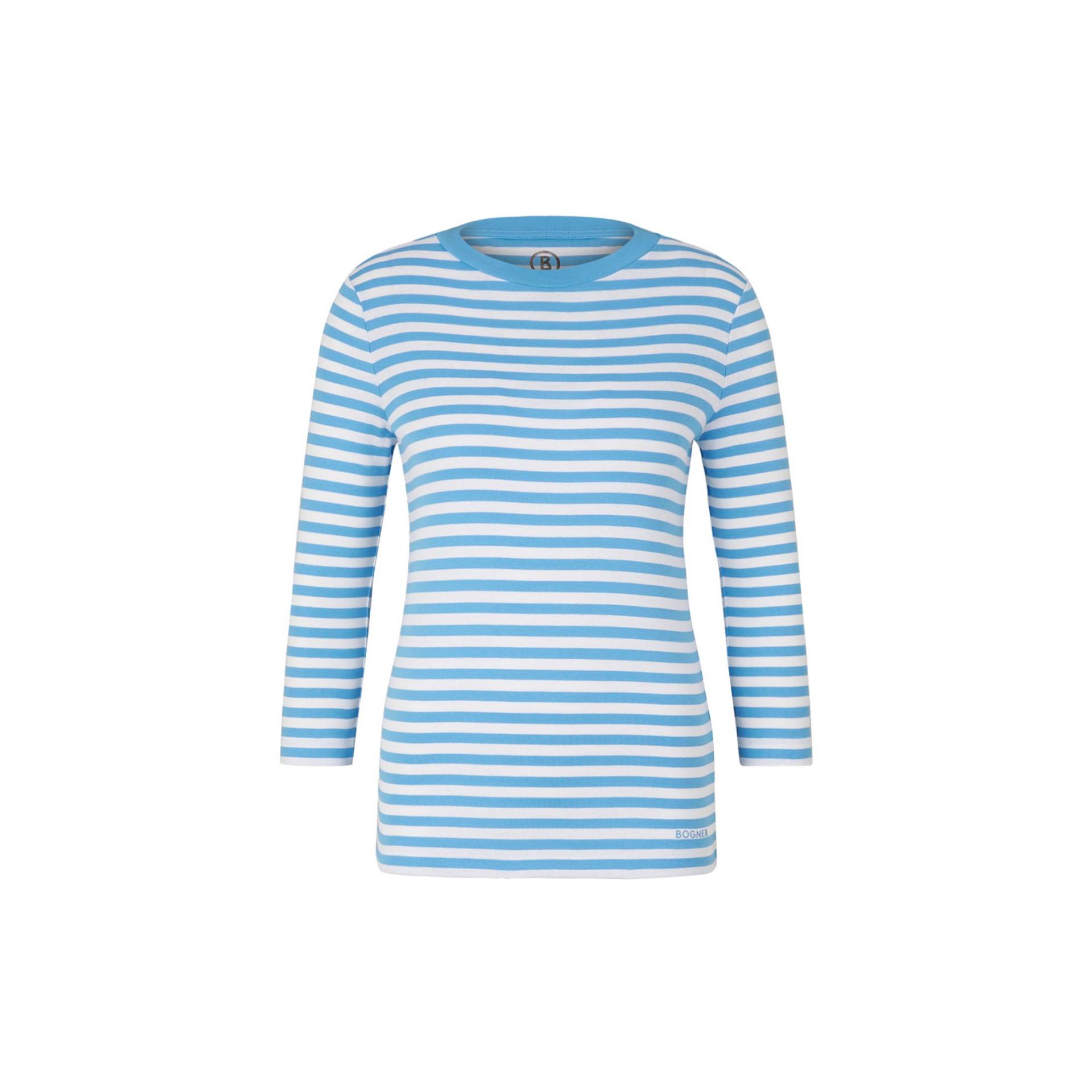 BOGNER Longsleeve Louna für Damen - Hellblau/Weiß von Bogner