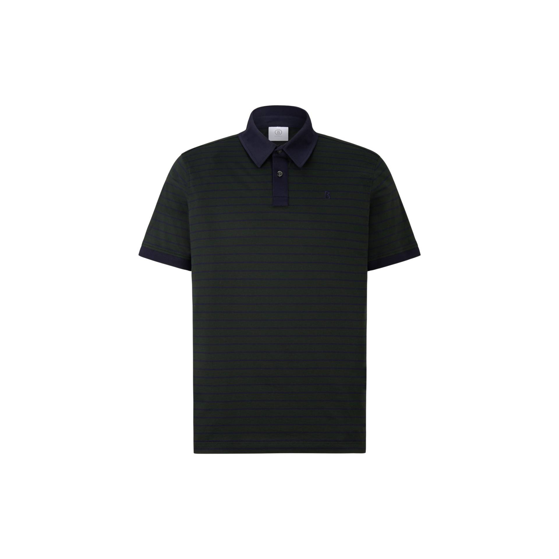 BOGNER Polo-Shirt Duncan für Herren - Dunkelgrün/Navy-Blau von Bogner