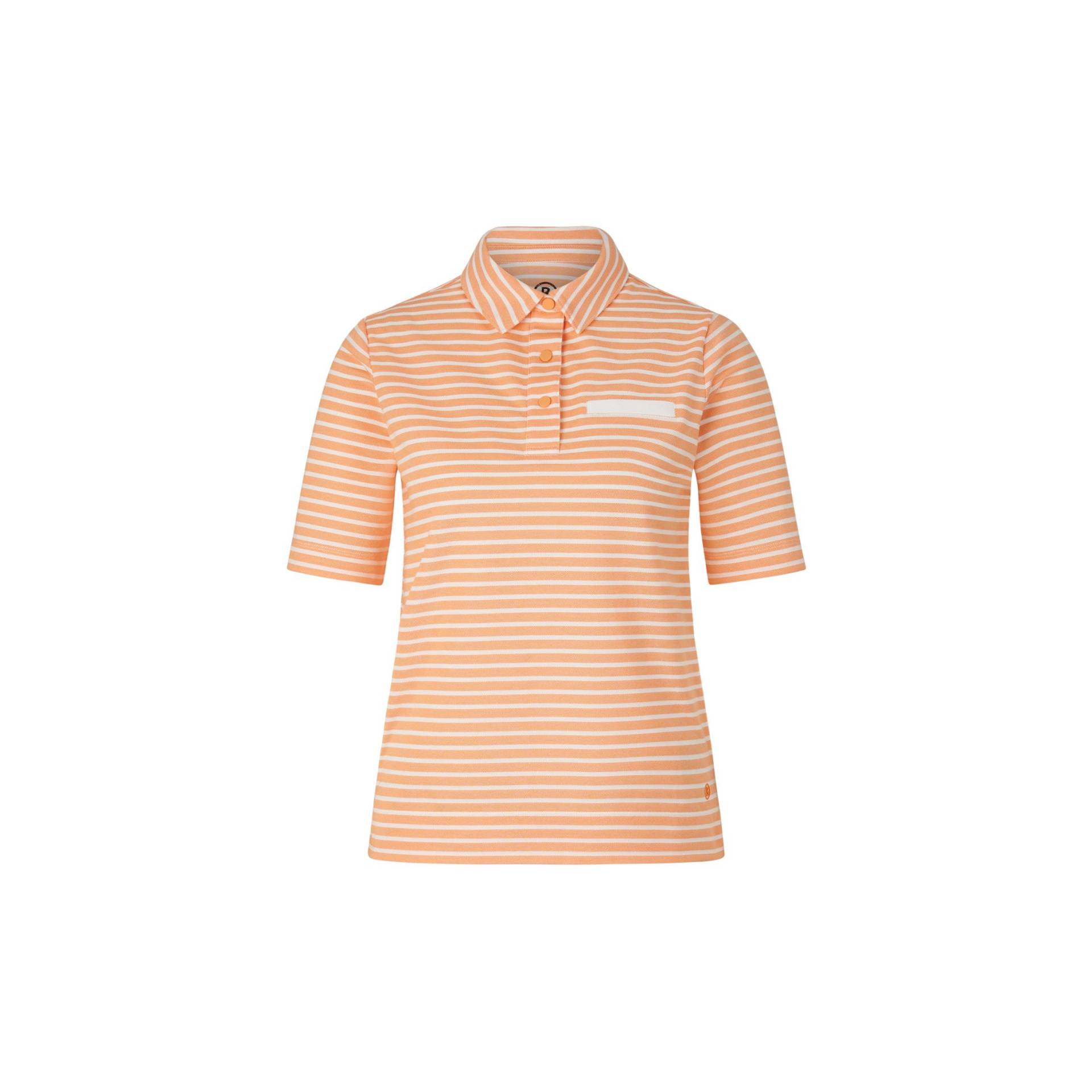 BOGNER Polo-Shirt Peony für Damen - Orange/Weiß von Bogner