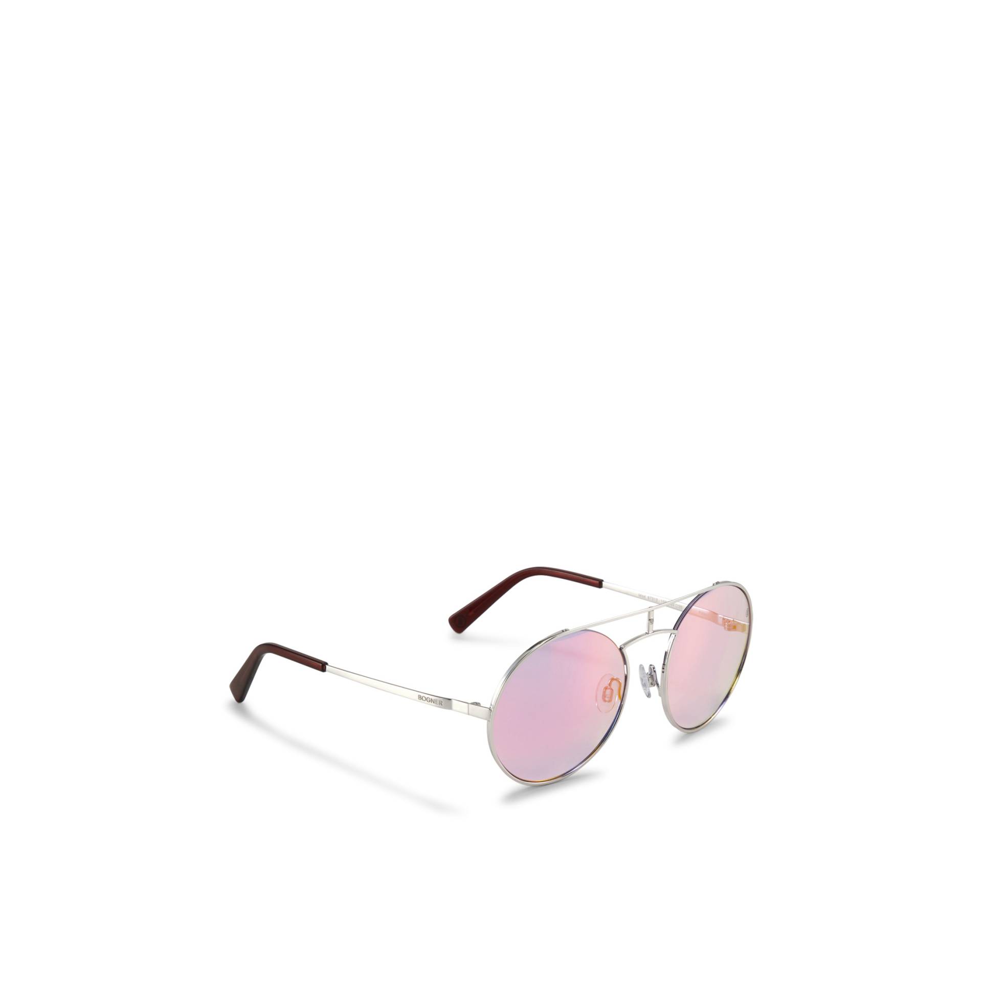BOGNER Sonnenbrille Laclusaz für Damen - Rosa/Silber von Bogner